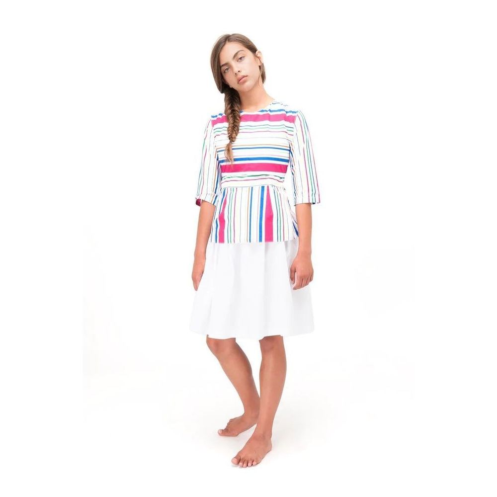 NWT Zaikamoya Teen/Tween Juniors Multicolor Stripe Top